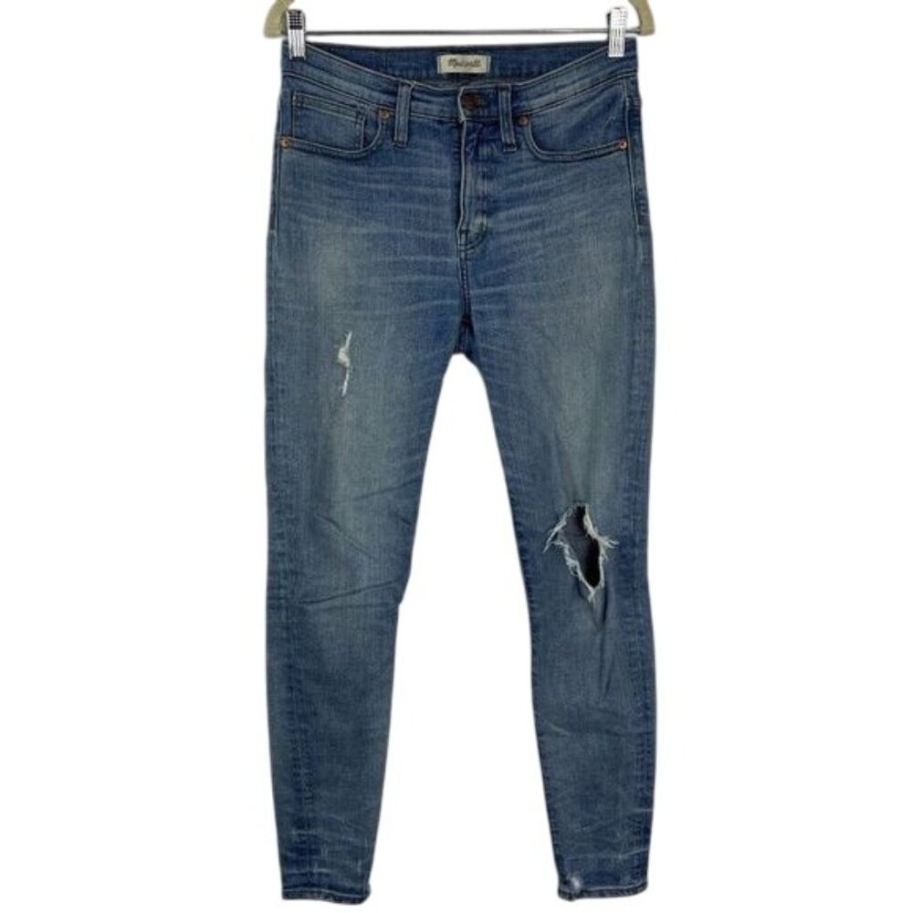 Madewell Jeans, 9" high rise skinny, size 28T, style J0535